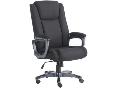 Кресло руководителя BRABIX Solid HD-005 ткань, черное,531822