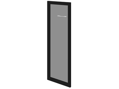 Kv-04.1L Дверь средняя стеклянная левая 440x22x1210