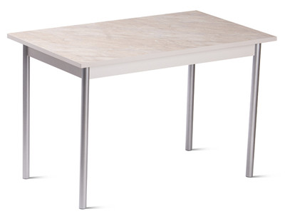 Стол для столовой 1200х700х750/Пластик Саломе 0408/ металлик RAL 9006