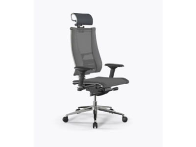 Кресло Y 3DE B2-14D - YM93+Infinity /Серый-Тёмно-серый/