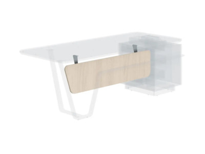 СФ-577602 Фронтальная панель левого стола 1413x19x340 /Дуб светлый/Белый/