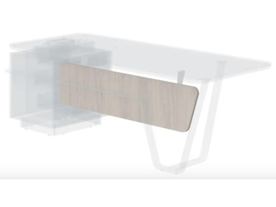 СФ-577601 Фронтальная панель правого стола 1413x19x340 /Дуб серый/Белый/