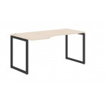 Стол эргономичный левый XQCET 169 L  1600x900x750 /Бук Тиара/Антрацит/