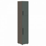 VHCS 40.3 Шкаф-колонка с глухими малыми и средними дверьми 400х430х2253 /Дуб сильвер/Нефрит/