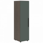 VMCS 40.1 Шкаф-колонка с глухой средней дверью 400х430х781 /Дуб сильвер/Нефрит/