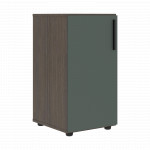 VLCS 40.1 Шкаф-колонка с глухой малой дверью 400х430х781 /Дуб сильвер/Нефрит/