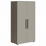 VMCS 80.1 Шкаф с глухими средними дверьми 800х430х1517 /Дуб сильвер/Аметист/