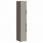 VHCS 40.8 Шкаф-колонка с 3-мя глухими малыми дверьми 400х430х2253 /Дуб сильвер/Аметист/