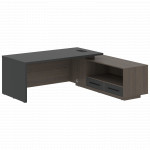 VCT 2119 (L/R) Стол руководителя 2100х1900х750 /Дуб Сильвер/Яшма/