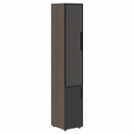 VHCS 40.2 (L/R) Шкаф-колонка комбинированная 400х430х2253 /Дуб сильвер/Яшма/