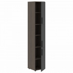 VHCS 40.8 Шкаф-колонка с 3-мя глухими малыми дверьми 400х430х2253 /Дуб сильвер/Яшма/