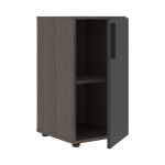 VLCS 40.1 Шкаф-колонка с глухой малой дверью 400х430х781 /Дуб сильвер/Яшма/