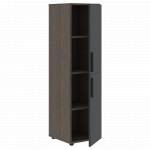 VMCS 40.4 Шкаф-колонка с 2-мя глухими малыми дверьми  400х430х781 /Дуб сильвер/Яшма/