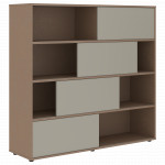 VMCS 1615 Стеллаж со слайд-дверьми 1600х450х1517 /Кобра/Аметист/