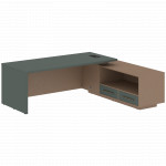 VCT 2319 (L/R) Стол руководителя 2300х1900х750 /Кобра/Нефрит/