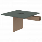 VFCT 1212.1 Завершающая часть для стола переговоров 1200х1200х750 /Кобра/Нефрит/