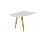 Брифинг-приставка Rem-120  1200x800x750 мм/Белый мрамор/Дуб Сорано/