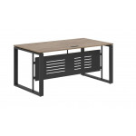 Стол письменный EST 169M  1600x900x750/Кария Пальмира/Антрацит/