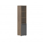 Шкаф колонка комбинированная Enio MHC 42.2  429x423x1956/Кария Пальмира/Антрацит/