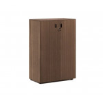 Шкаф средний 101 713  820x440x1195 мм/Орех/Черный/