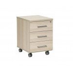 Тумба подкатная 72T002  410x500x600 мм/Дуб светлый/