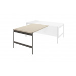 Брифинг-приставка 240B001  1380x910x755 мм/Дуб светлый/Антрацит/