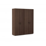 Шкаф для бумаг х 2 109 729  1620x440x1970 мм/Эвкалипт/Черный/