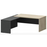 Стол руководителя с приставкой левый КZР-18 L  1800x2000x750 мм/Кронберг/Графит/