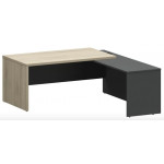 Стол руководителя с приставкой правый КZР-18 R  1800x2000x750 мм/Кронберг/Графит/