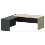 Стол руководителя с приставкой левый КZР-20 L  2000x2000x750 мм/Кронберг/Графит/
