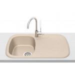 Мойка А08, Эверест 790*485*h165мм, чаша слева, прямоугольная, сушка