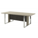 Стол переговоров Z-102  2200x1000x750 мм/Дуб Галифакс/Бетон Чикаго/