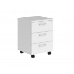 Тумба мобильная XMC-3D  465x450x634 мм/Белый/