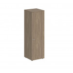 Гардероб 1-дверный с задней стенкой ЛДСП правый SG.826.R  600x600x1955 мм/Дуб темный/