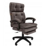 Кресло руководителя CHAIRMAN 442 велюр/серый/ Т-55