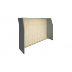 RIVA  А.РС-4 Стойка прямая 1600  1644x506x1150 мм /клен/металлик/