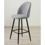 Лира-13 (03) Серый/Черный Стул 480х520х1050