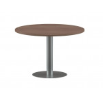 ПРГ-100 Стол для переговоров 1000x1000x750 /ясень шимо/серебряный/