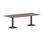 ПРГ-4 Стол для переговоров 2400x1200x750 мм /ясень шимо/антрацит/