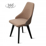 Стул Сальса.3 Основание 1/каркас черный муар/DREAM desert/TESORO agate/