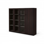 Сидней SD-54 Шкаф комбинированный 190х40х164 /антрацит/вишня Ойра/