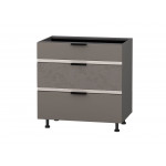 105.92.1 Стол с 3 ящиками (с системой плавного закрывания) 800х530х820