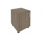 Тумба прикроватная с дверью и полкой С-ТПД-2 /400x450x500/Вяз благородный/