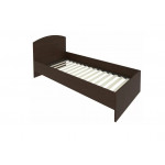 Кровать с изголовьем и ортопедическим основанием С-КИ-90 /950x2050x900/Венге цаво/