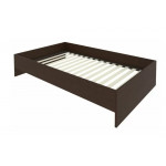 Кровать без изголовья с ортопедическим основанием С-К-120 /1250x2050x400/Венге цаво/