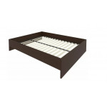 Кровать без изголовья с ортопедическим основанием С-К-160 /1650x2050x400/Венге цаво/