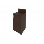 Тумба (узкая) с полкой с бортиком правая С-ТУ-40 Пр /400x400x750/Венге цаво/