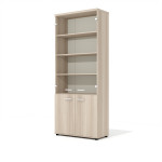 GR-62+GR-7.1(x2)+GR-02.1(x2) Шкаф  90×41,6×219 см/ясень шимо/