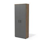 L-48 Шкаф 80*37*201 Line Делиос/Антрацит