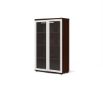 GR-52+GR-04.1N L+GR-04.1N R Шкаф 90×42×148 см/орех тёмный/